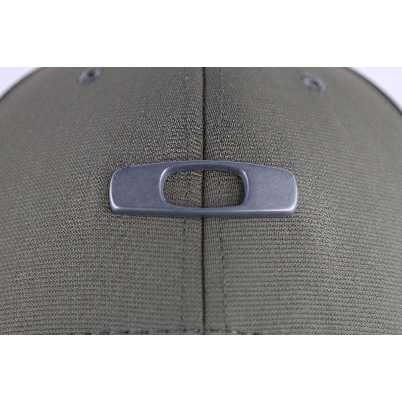 Oakley × Vintage Vintage Oakley Spell Out Metal O Logo Stretch Fitted Hat Cap Size ONE SIZE - 2 Thumbnail