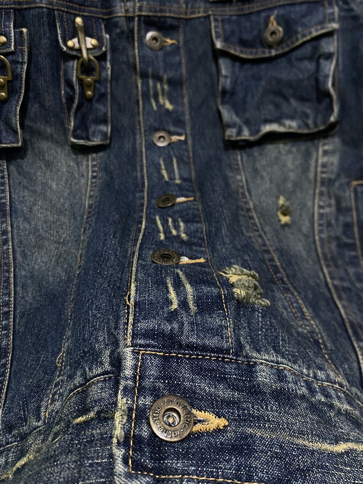 In The Attic In the attic denim utility jacket Size US M / EU 48-50 / 2 - 6 Thumbnail