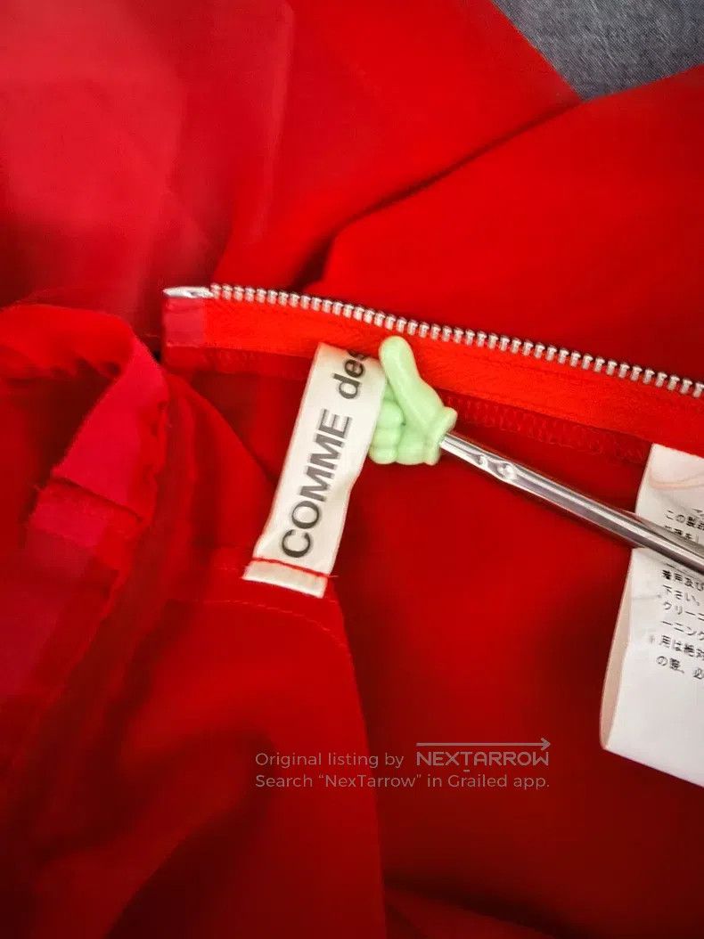 Comme des Garcons Comme des Garcons Size F Rosa Blouse Red Size S / US 4 / IT 40 - 7 Thumbnail