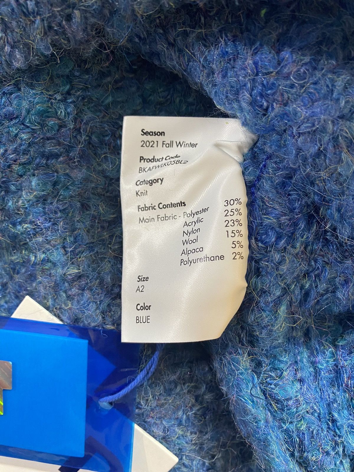Ader Error Ader Error Canyon Knit Blue Gradient Sweater Size US M / EU 48-50 / 2 - 5 Thumbnail