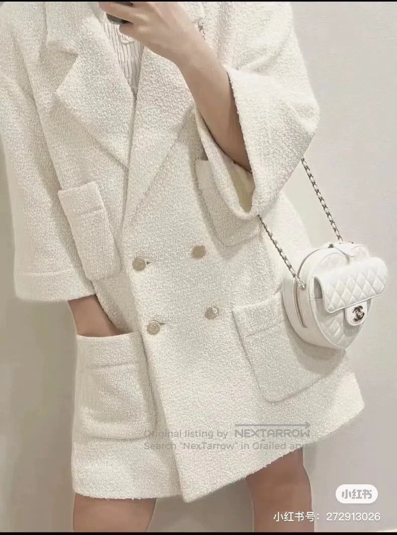 Chanel Chanel White four-pocket coat Size XS / US 0-2 / IT 36-38 - 9 Thumbnail