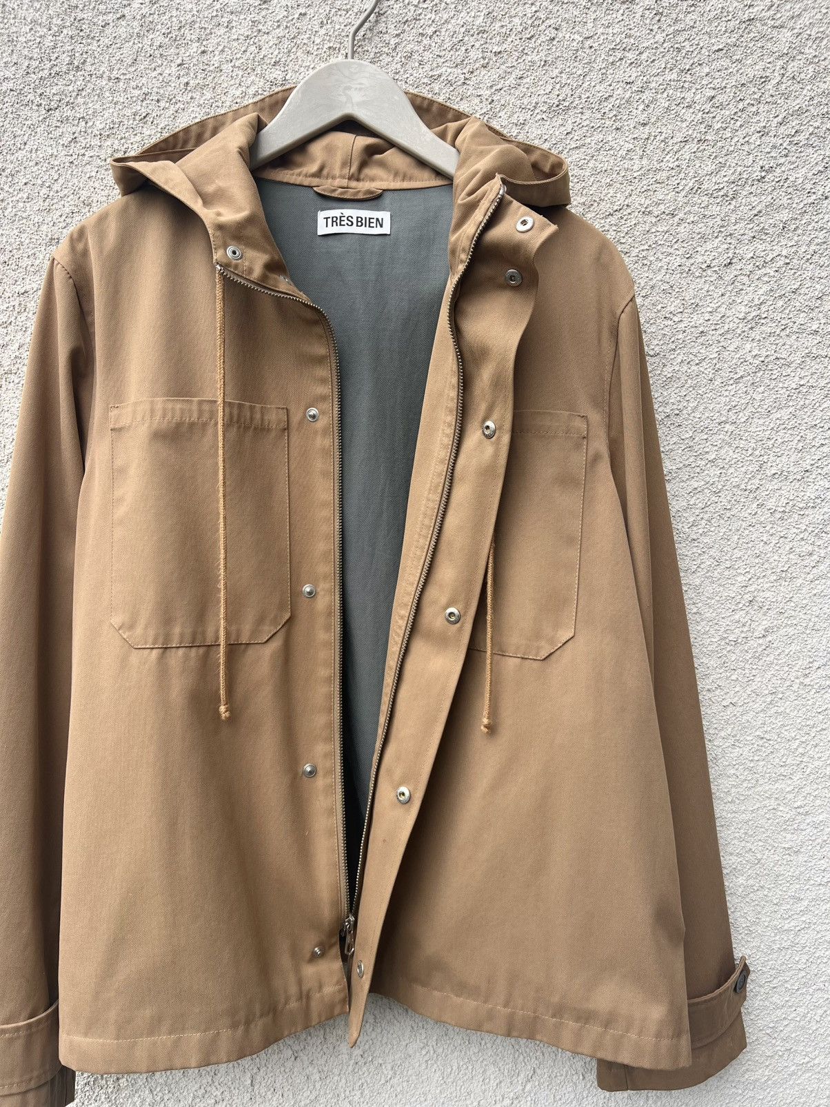 Tres Bien Très Bien Short Trench Parka Beige Men’s Size 48 Medium Size US M / EU 48-50 / 2 - 4 Thumbnail