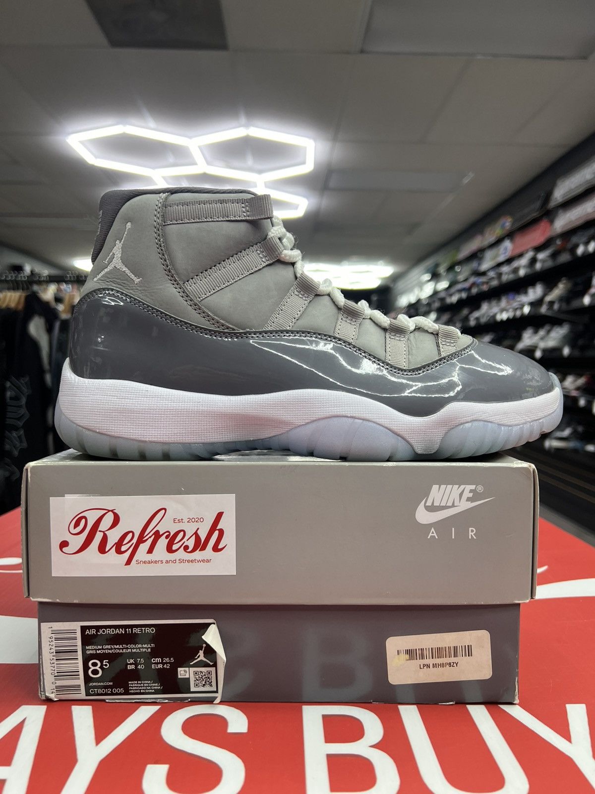 Jordan Brand Air Jordan 11 Cool Grey Size 8.5 Size US 8.5 / EU 41-42 - 1 Thumbnail