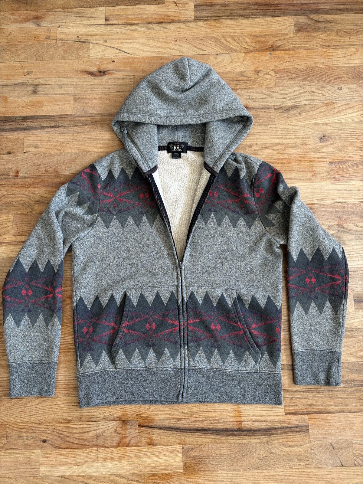RRL Ralph Lauren Double RL RRL Western Aztec Hoodie Size US M / EU 48-50 / 2 - 1 Thumbnail