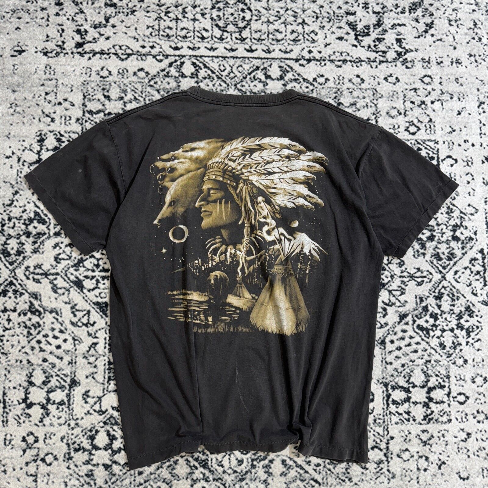 Vintage Vintage Unisex Gray Cotton T-Shirt Size XL Y2k 90s Archive Size US XL / EU 56 / 4 - 9 Thumbnail