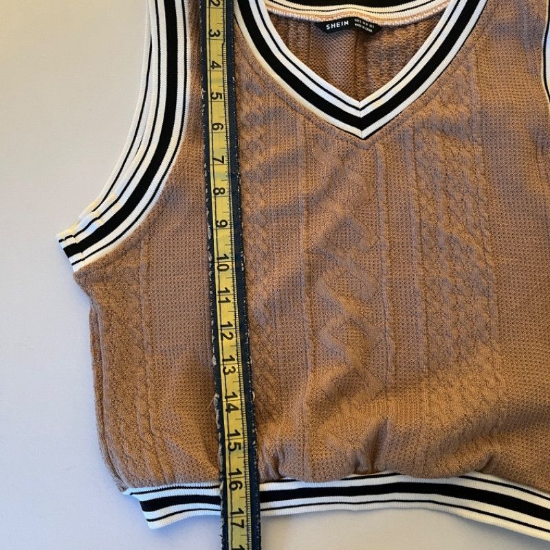 Shein SHEIN Cable Knit Vest - S Size S / US 4 / IT 40 - 6 Thumbnail