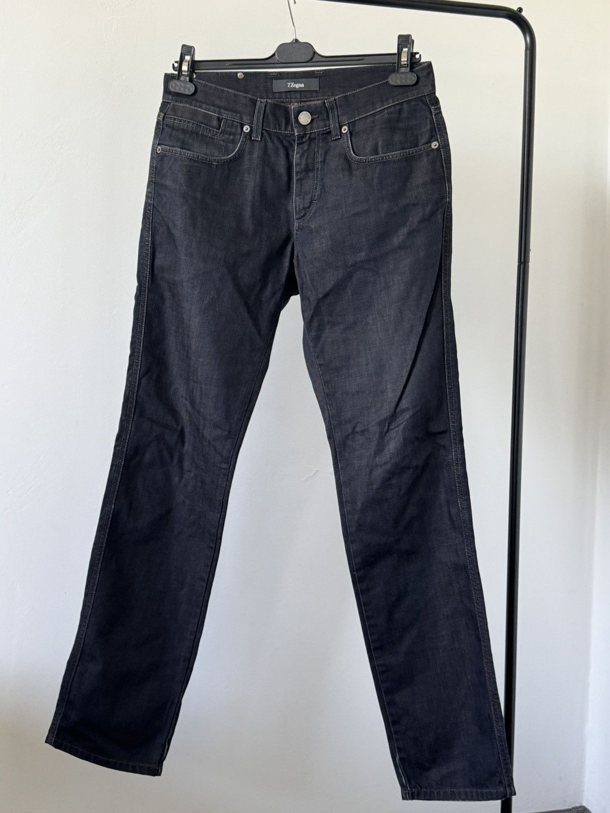 Z Zegna Z Zegna Dark Denim Jeans Slim Fit Size 32 Size US 32 / EU 48 - 1 Thumbnail