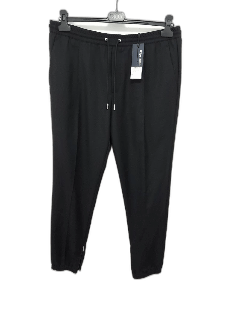 Dior Black Wool Casual Pants-2505