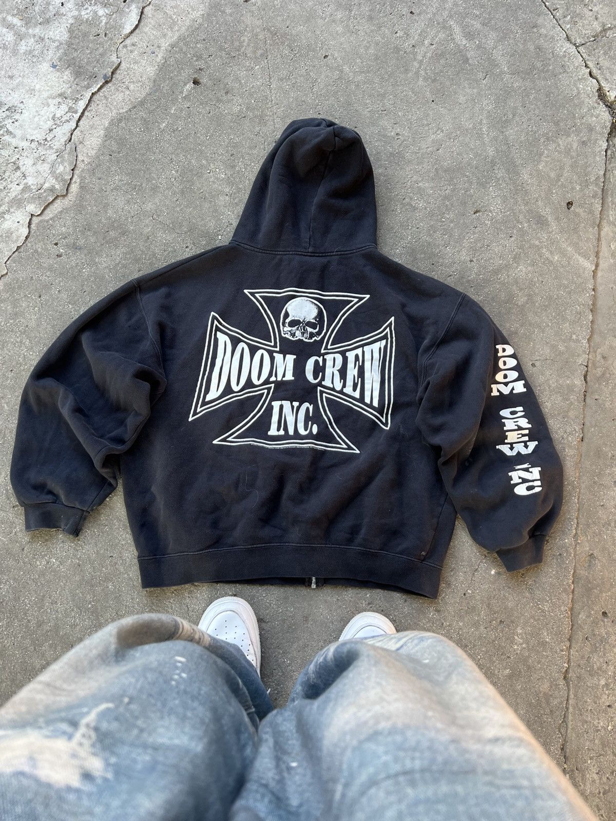 Band Tees 2005 VINTAGE BLACK LABEL SOCIETY DOOM CREW INC ZIP HOODIE Size US XL / EU 56 / 4 - 4 Thumbnail