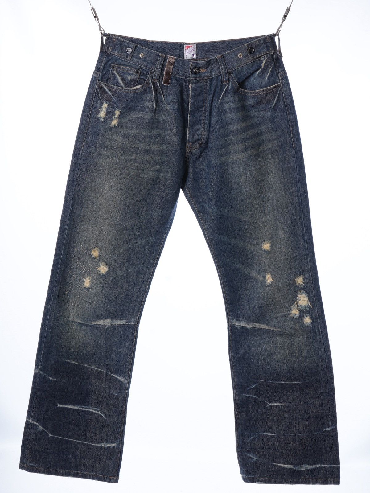 Prps PRPS Distressed Baggy Denim Jeans w31 Size US 31 - 13 Thumbnail