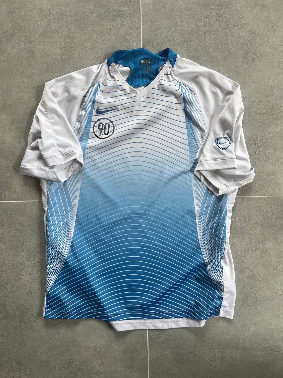 Nike Nike Fit Total 90 Blue Football Jersey Size US L / EU 52-54 / 3 - 2 Thumbnail