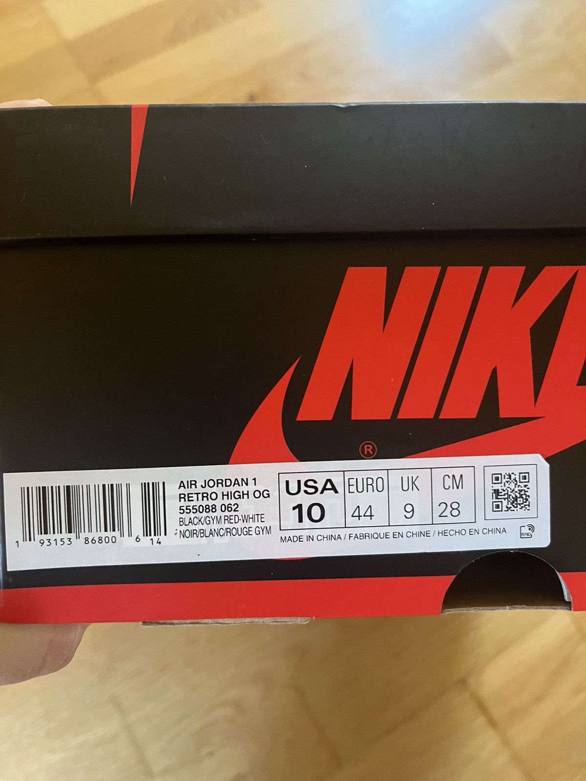 Jordan Brand × Nike Nike Air Jordan 1 Bloodline Size US 10 / EU 43 - 3 Thumbnail