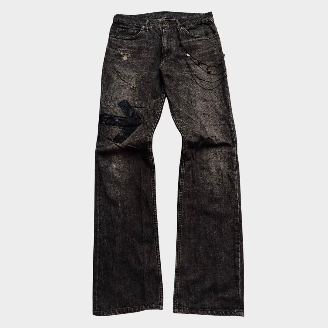 14th Addiction Blues dress leather accent bootcut jean Size US 30 / EU 46 - 1 Thumbnail