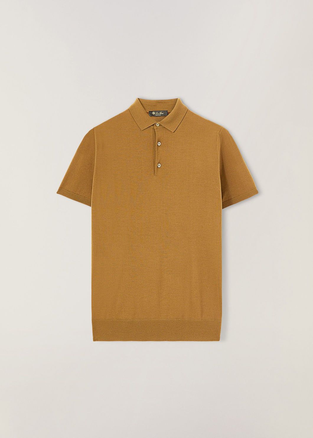 Loro Piana o1w1db10125 FAM9296 Polo Shirt in Mustard Yellow Size US M / EU 48-50 / 2 - 1 Thumbnail