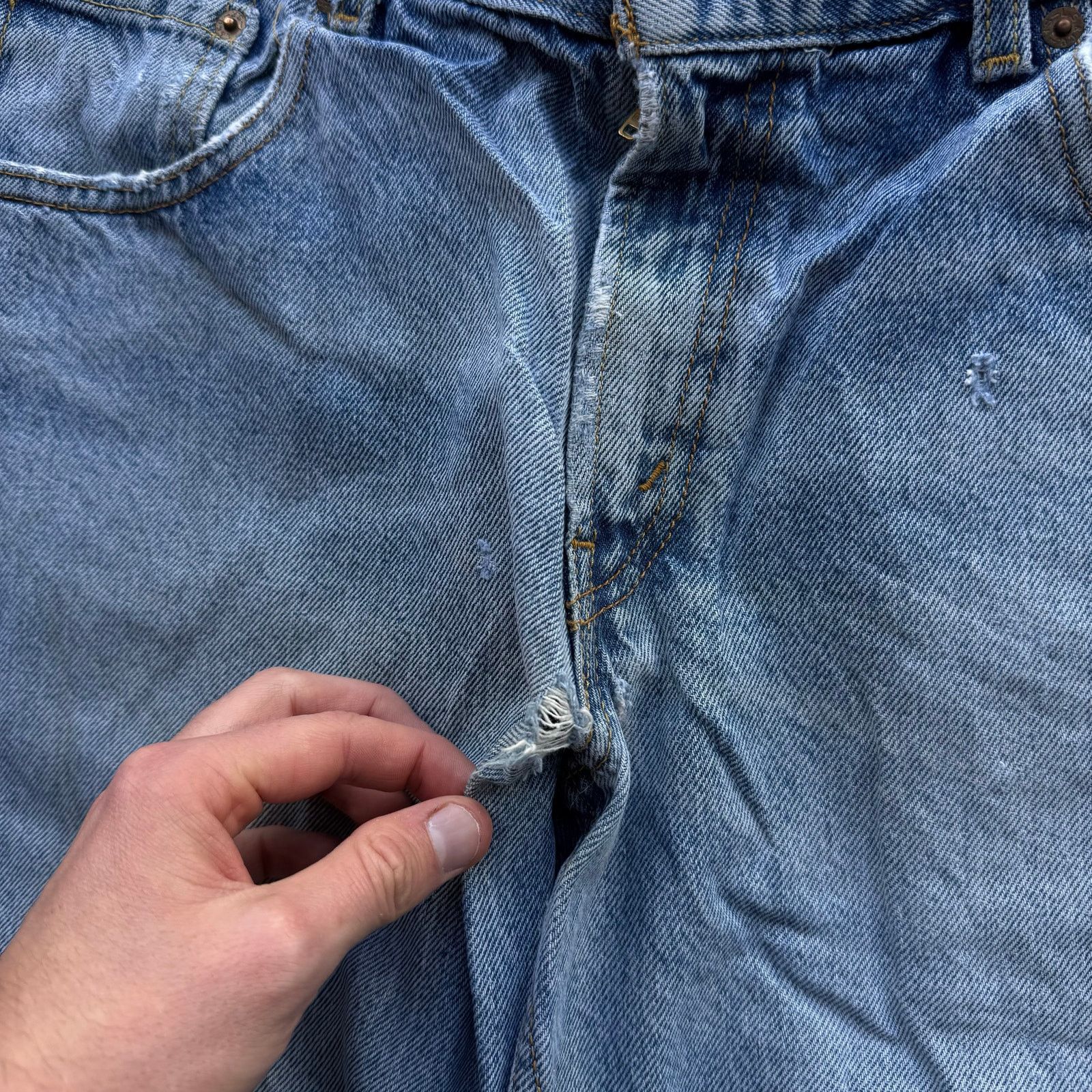 Levi's Vintage Y2K Levi’s 550 Relaxed Fit Sz 16 Husky Jeans 34x28 Size US 34 / EU 50 - 5 Thumbnail