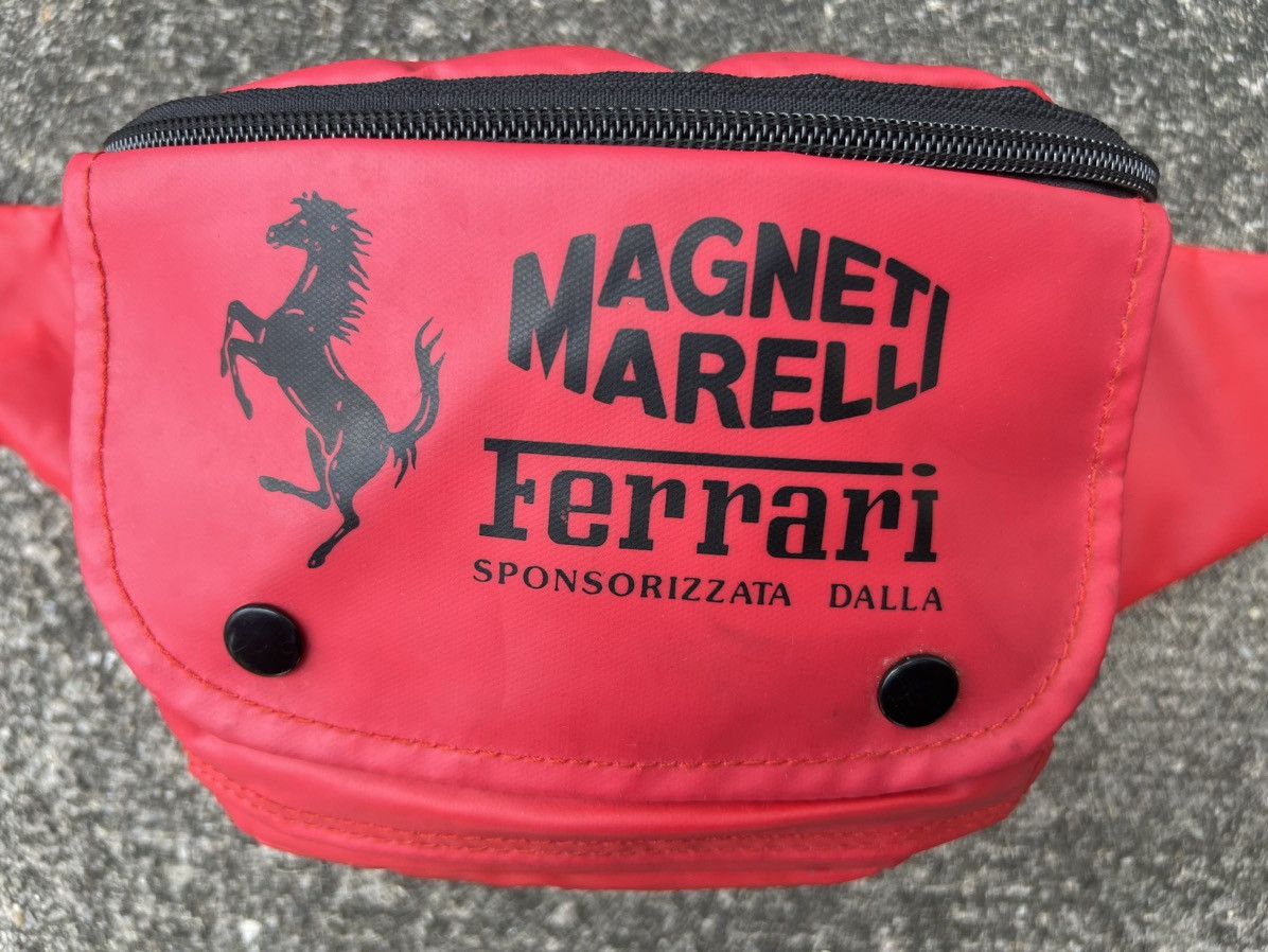 Ferrari RARE!! Vintage 90s Magnetti Marelli Ferrari Red Waist Bag Size ONE SIZE - 9 Thumbnail