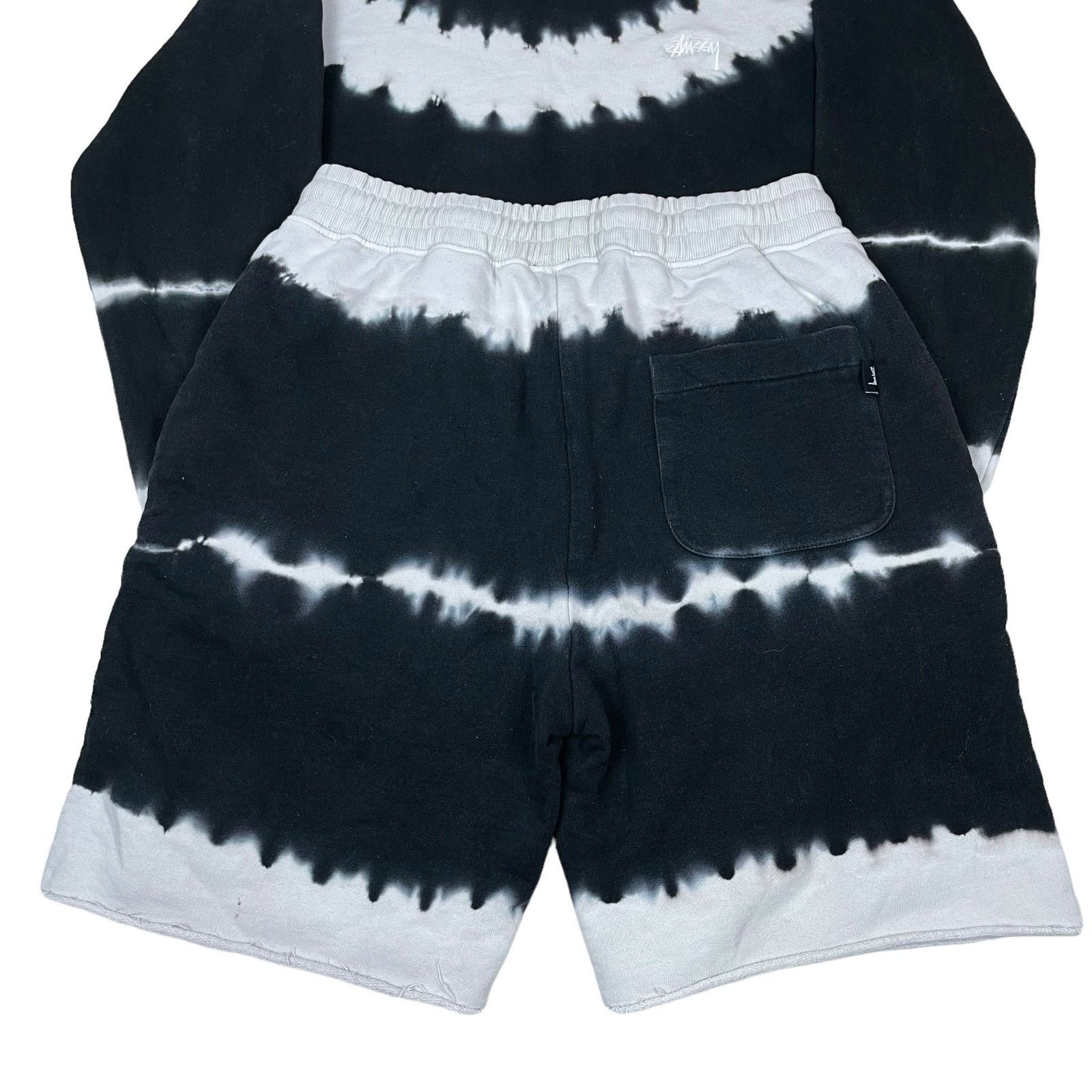 Stussy Stussy Black Cotton Stripe set Sweatshirt and Shorts Small Size US S / EU 44-46 / 1 - 8 Thumbnail