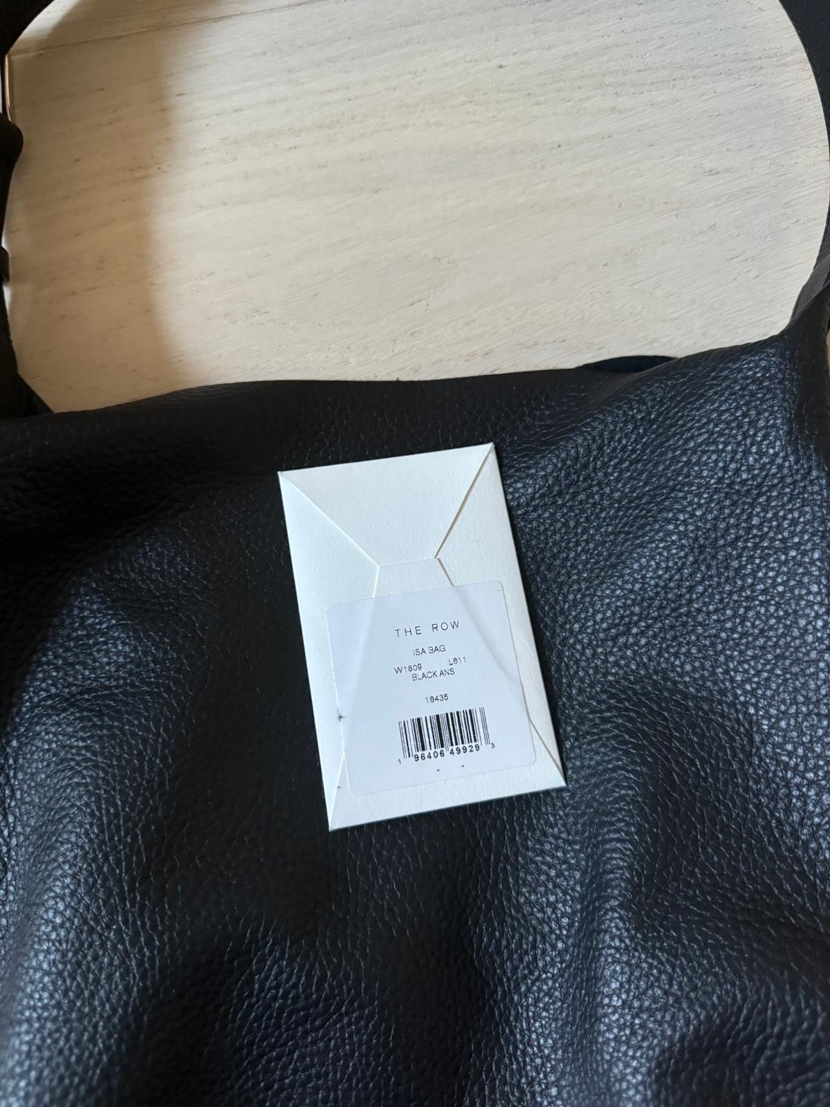The Row 🔥$2.8K VALUE🔥Black Leather Isa Bag Size ONE SIZE - 5 Thumbnail