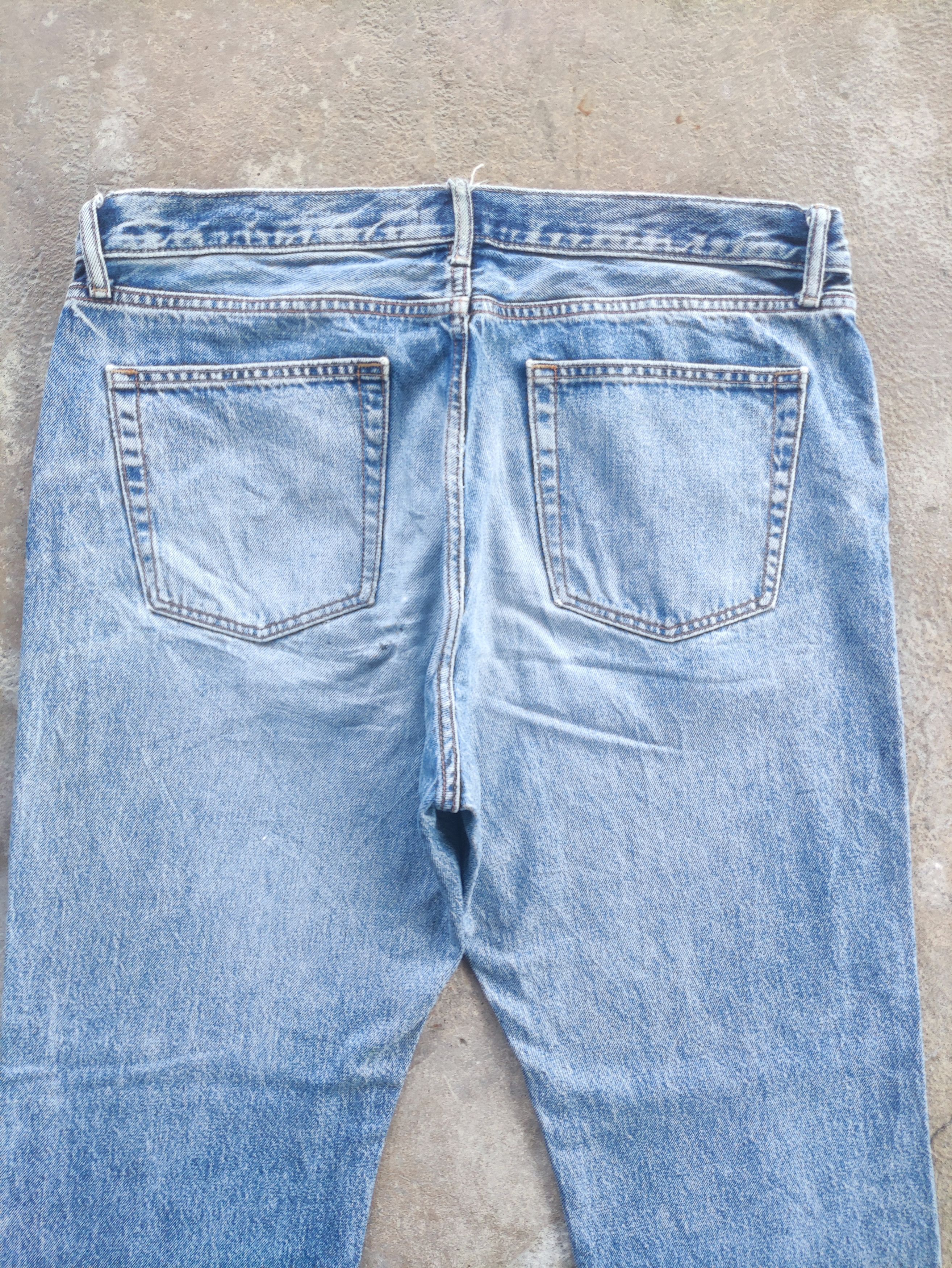 Japanese Brand Vintage Japanese Brand Faded Distressed Denim Pants Size US 36 / EU 52 - 9 Thumbnail