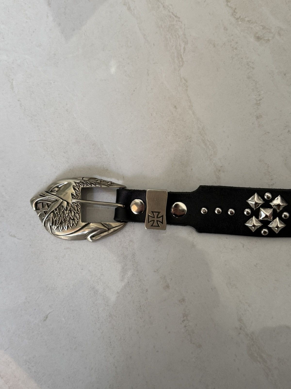 Enfants Riches Deprimes Enfants Riches Deprimes Studded Eagle Belt Sz.90 Size ONE SIZE - 5 Thumbnail
