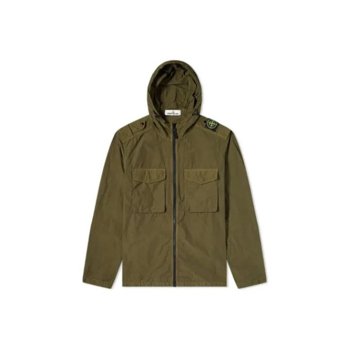 Stone Island Stone Island Naslan Light Hooded Shirt Jacket Size US M / EU 48-50 / 2 - 1 Thumbnail