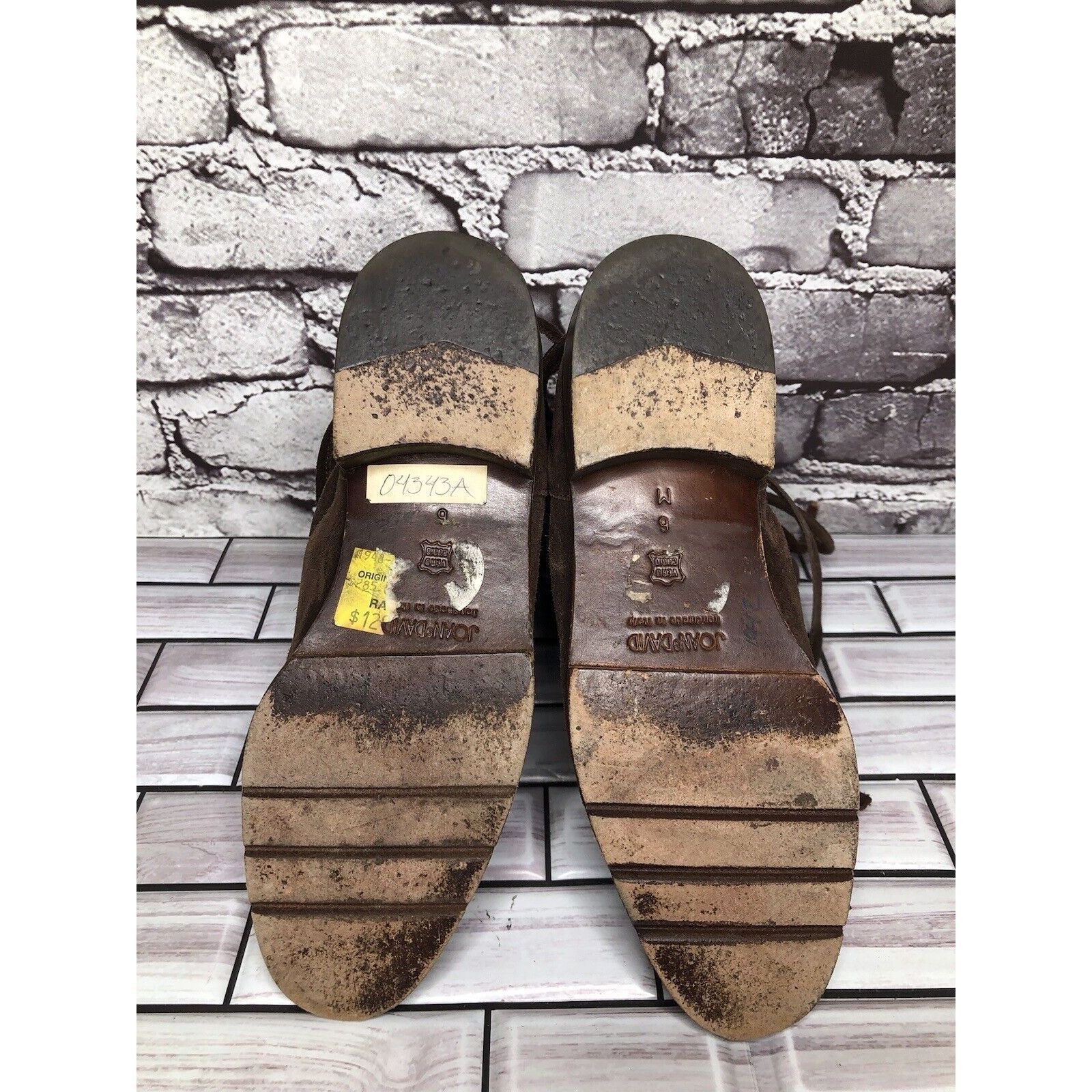 Other Joan & David Brown Suede Leather Back Lace Up Heels Boots Wo Size US 6 / IT 36 - 10 Thumbnail