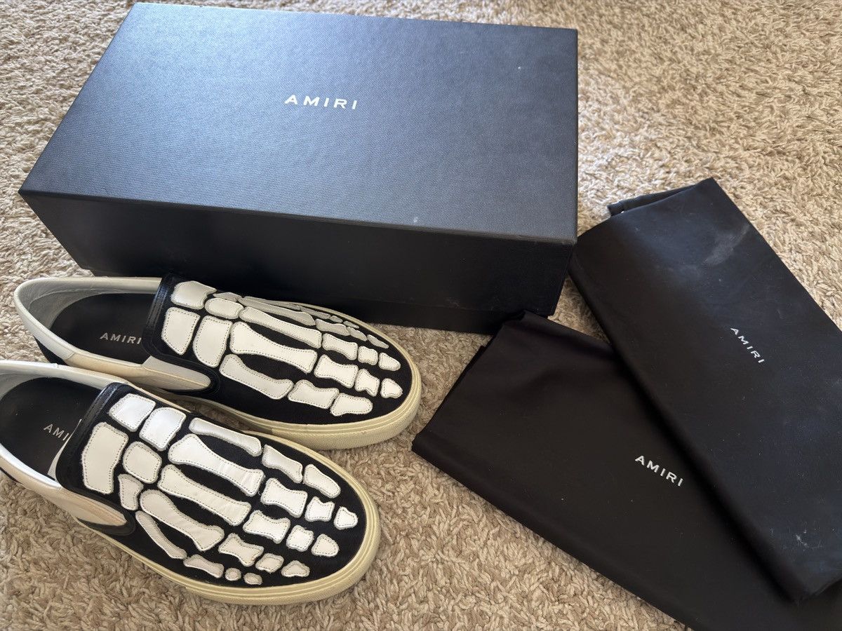 Amiri Skel Toe Slip On Size US 8 / EU 41 - 1 Thumbnail