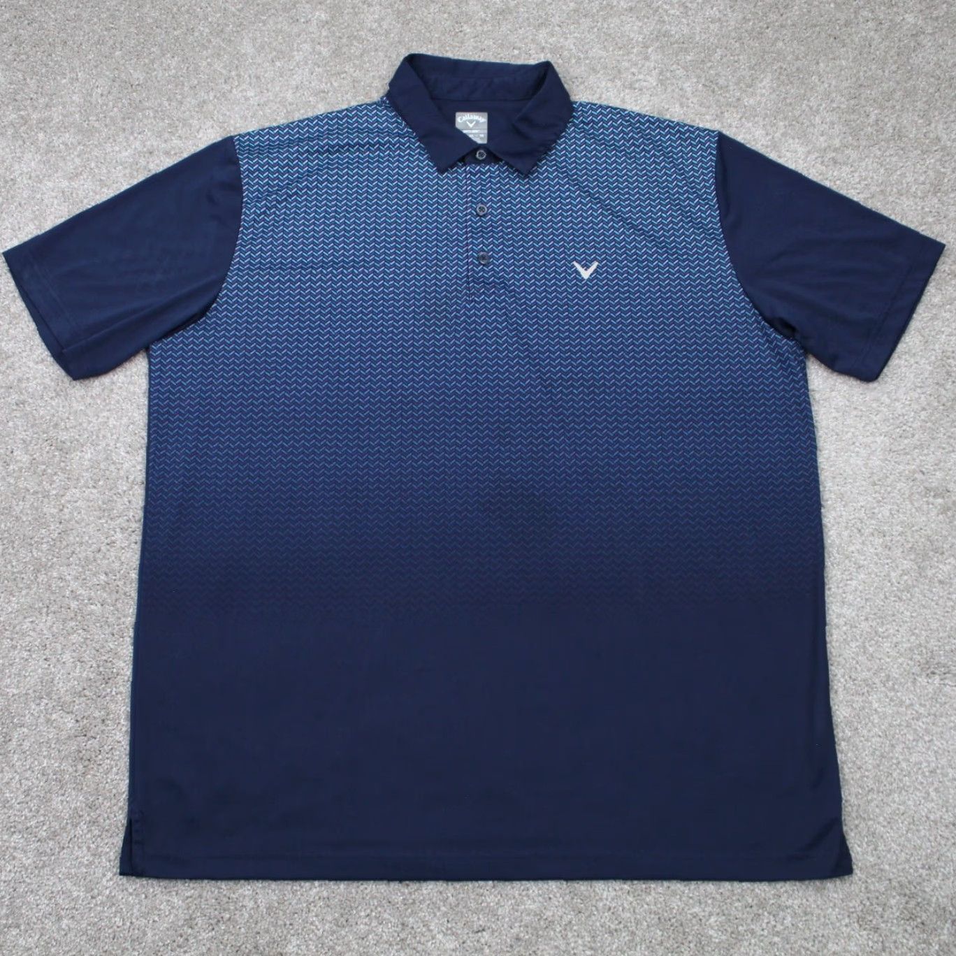 Callaway Callaway Opti-Dri Polo Shirt Mens XL Blue Golf Polyester Short Sleeve Pullover Shirt Size US XL / EU 56 / 4 - 2 Thumbnail
