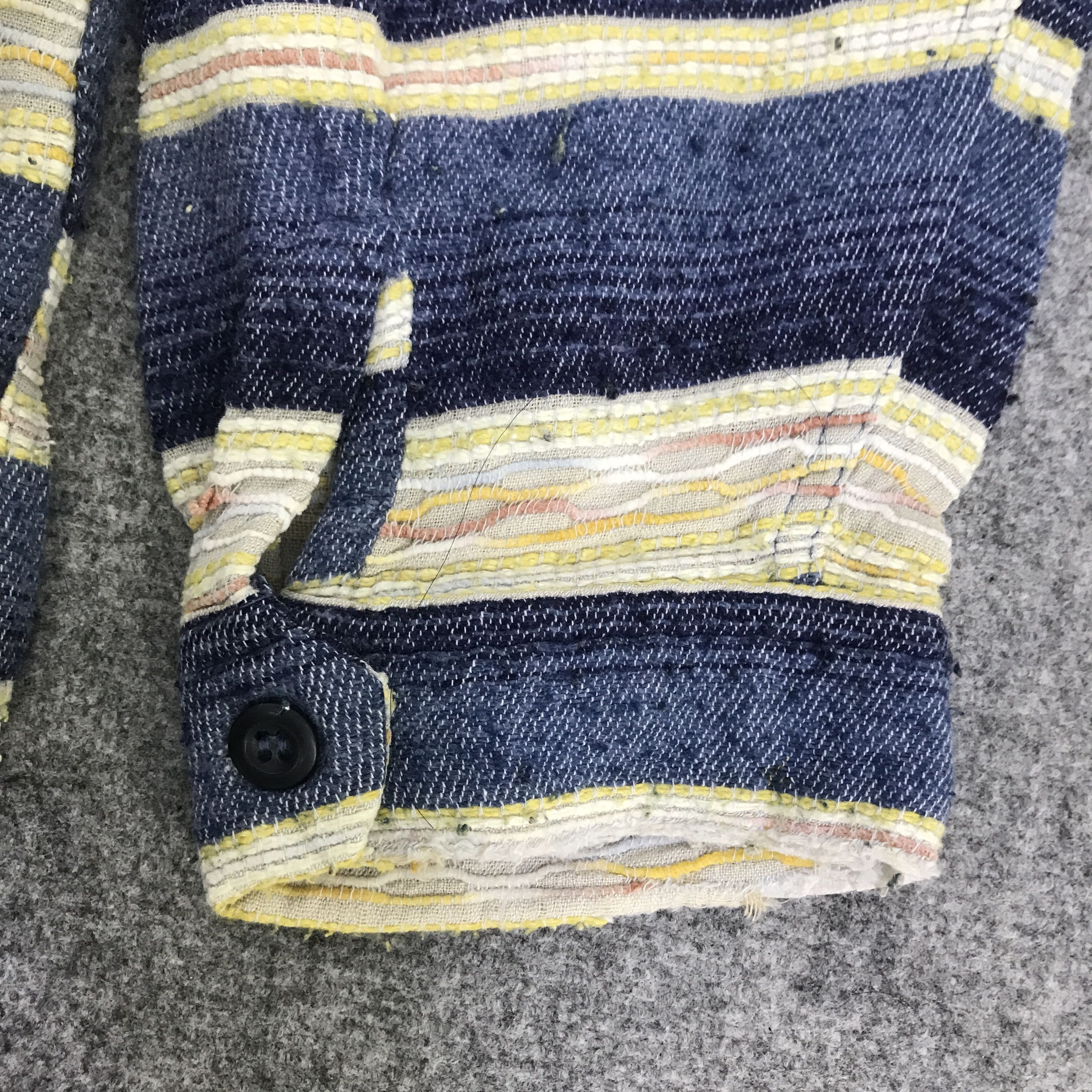 Sugar Cane Sugar Cane Stiped Button Japan jacket K100B14 Size US L / EU 52-54 / 3 - 7 Thumbnail