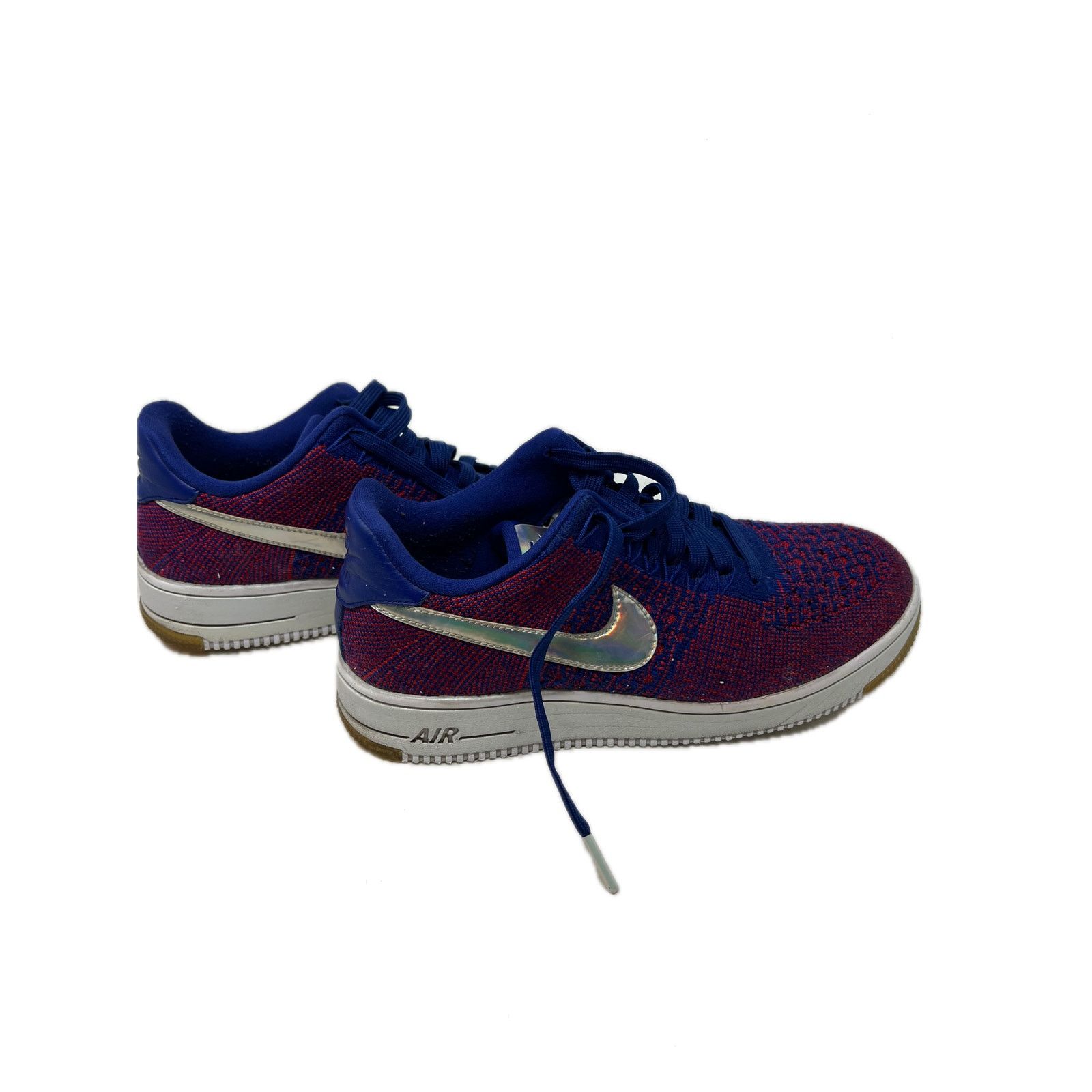Nike Nike Air Force 1 Low Flyknit USA Purple Blue Womans 7 Size US 7 / IT 37 - 3 Thumbnail