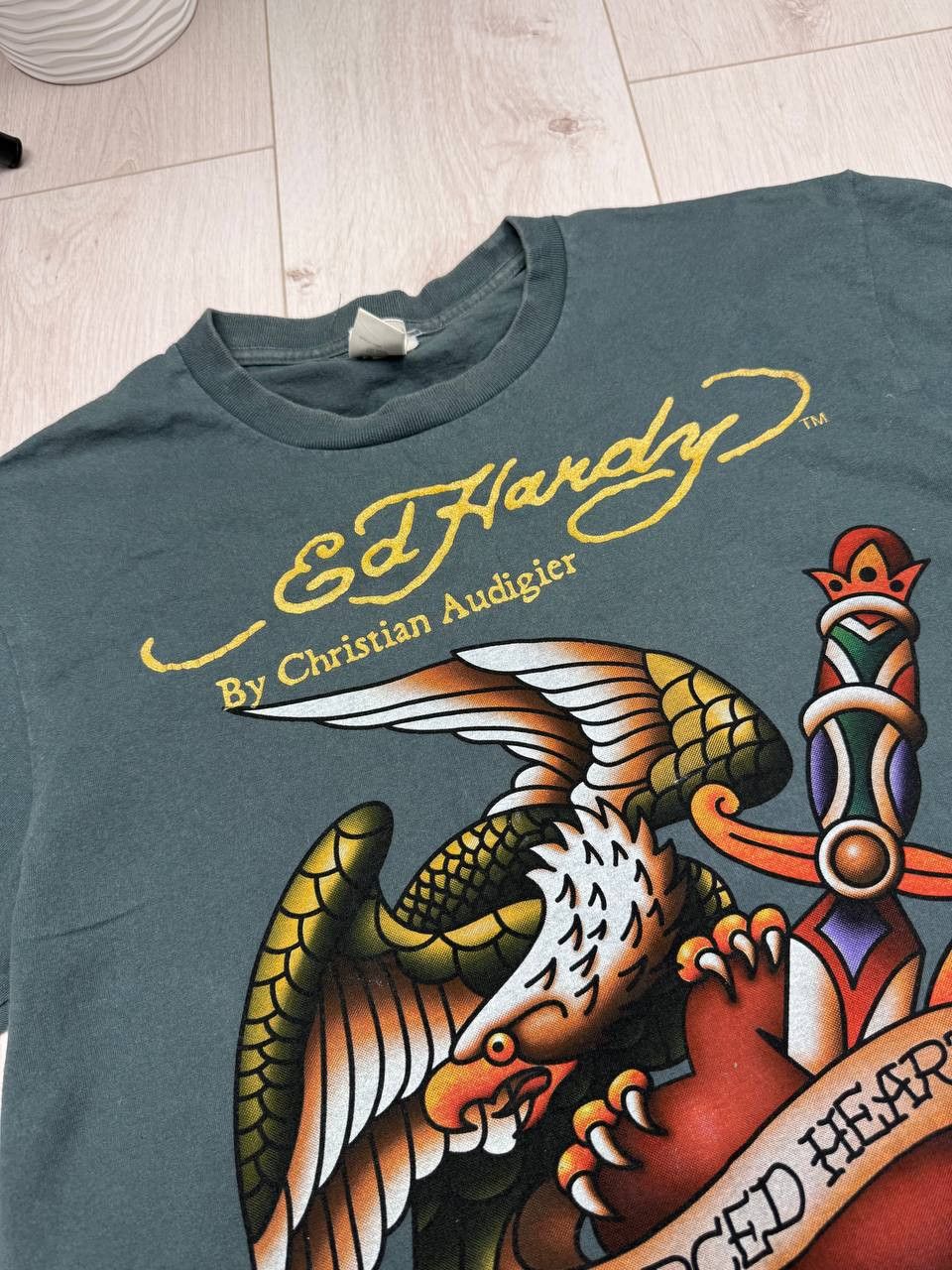 Ed Hardy Vintage Ed Hardy Christian Audigier Dragon Japanese T Shirt Size US S / EU 44-46 / 1 - 6 Thumbnail