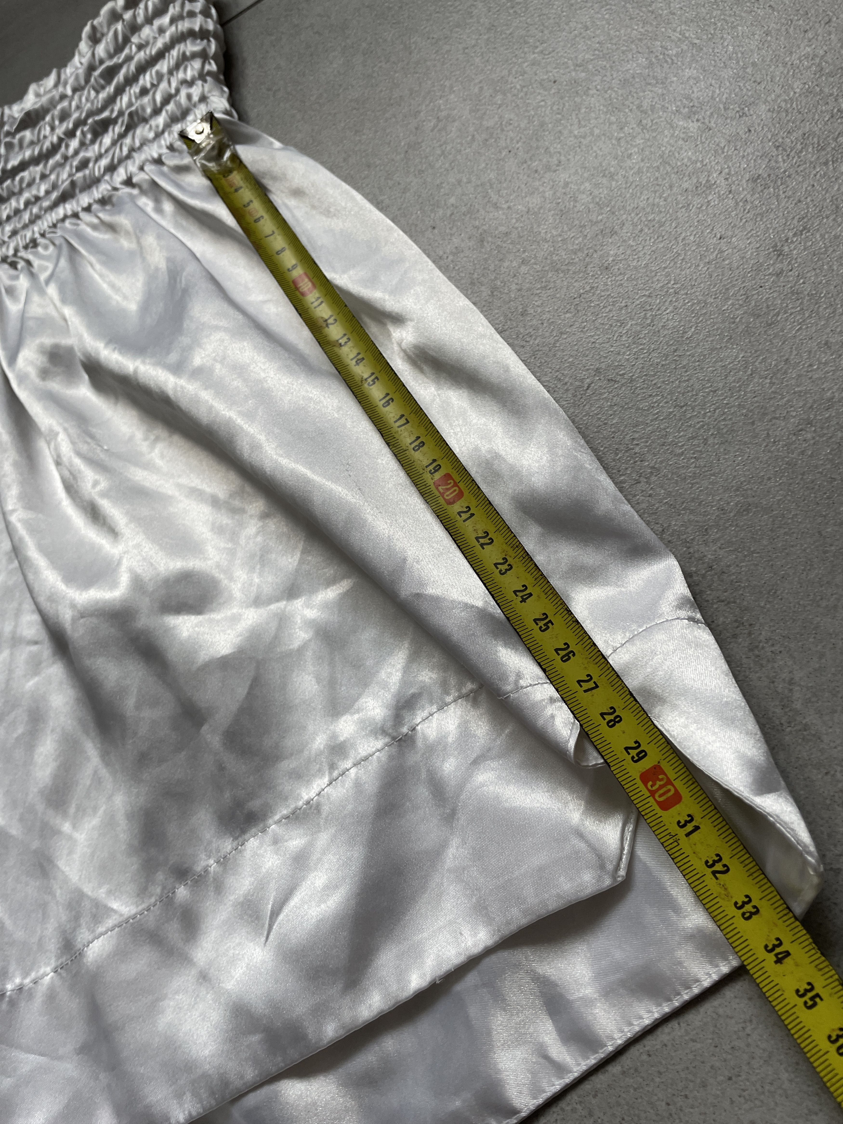 Everlast × UFC EVERLAST TYPE WHITE BOXING MUAY THAI KICKBOXING SHORTS Size US 34 / EU 50 - 9 Thumbnail