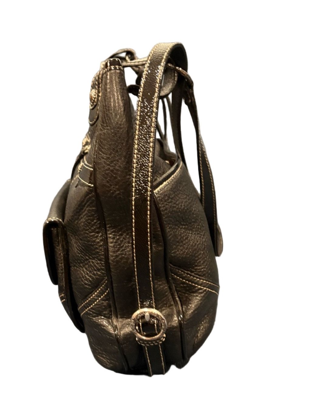 Brighton Brighton Black Leather Backpack Convertible Shoulder Bag Size ONE SIZE - 4 Thumbnail