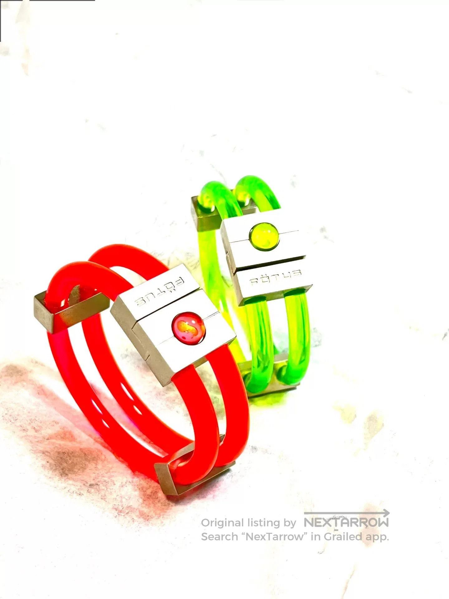 Fotus Fotus Fluorescent Pink Magnetic Bracelet. Size ONE SIZE - 1 Thumbnail