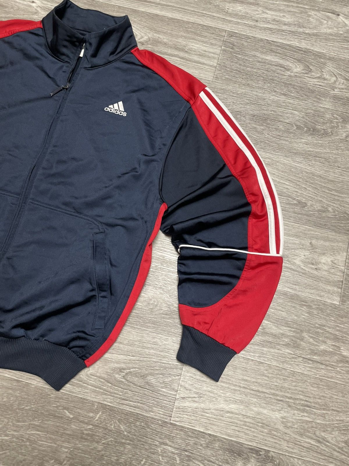 Adidas Vintage Adidas Track Jacket 3 Stripes 00s Size US S / EU 44-46 / 1 - 6 Thumbnail