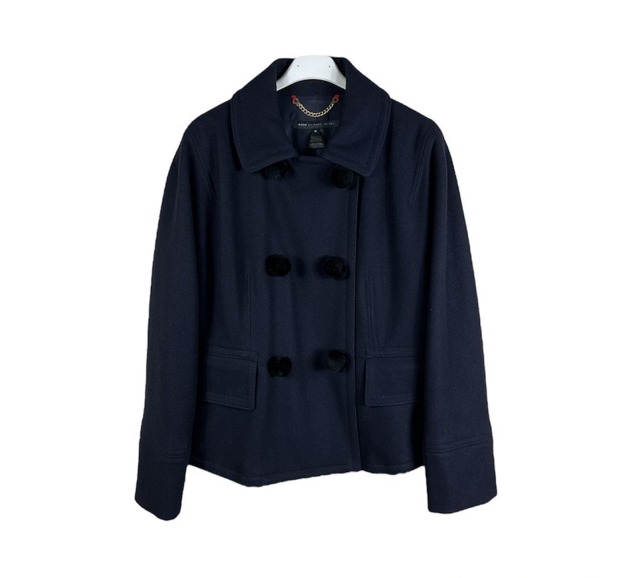 Marc by Marc Jacobs Marc by Marc Jacobs wool double-breasted jacket short coat Size M / US 6-8 / IT 42-44 - 1 Thumbnail