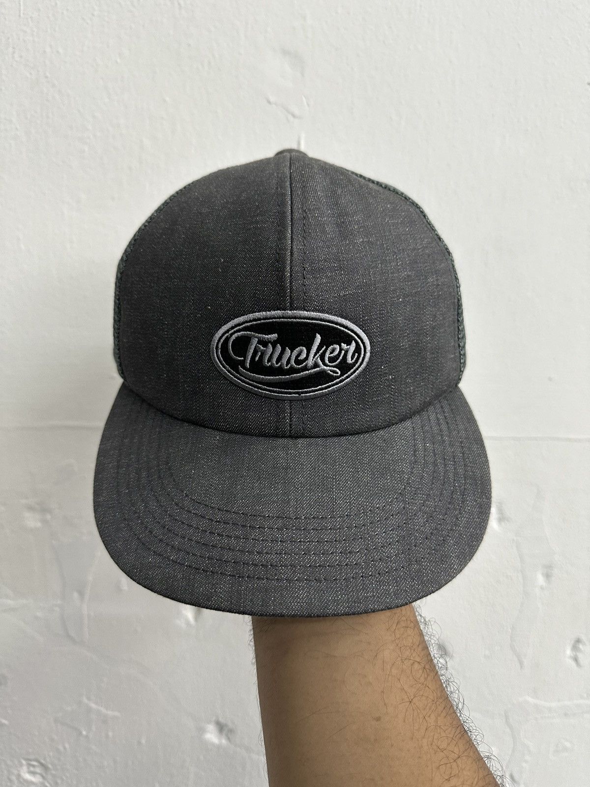 image of Fcker Ca4La Special Edition Japan Trucker Hat in White, Men's