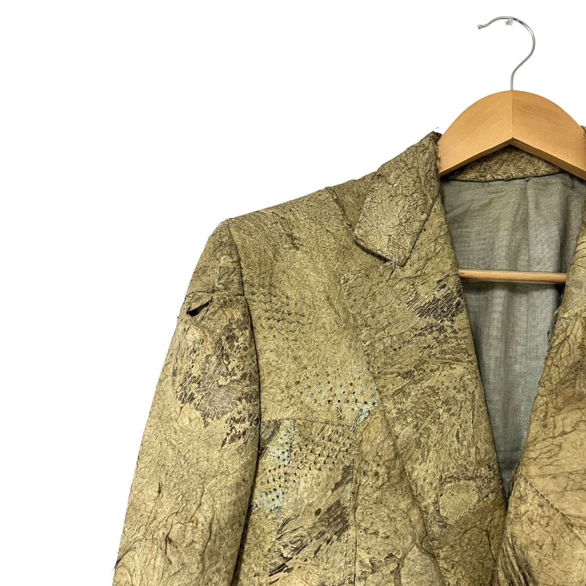 Carol Christian Poell Ccp ss00 exotic leather blazer Size US L / EU 52-54 / 3 - 2 Thumbnail