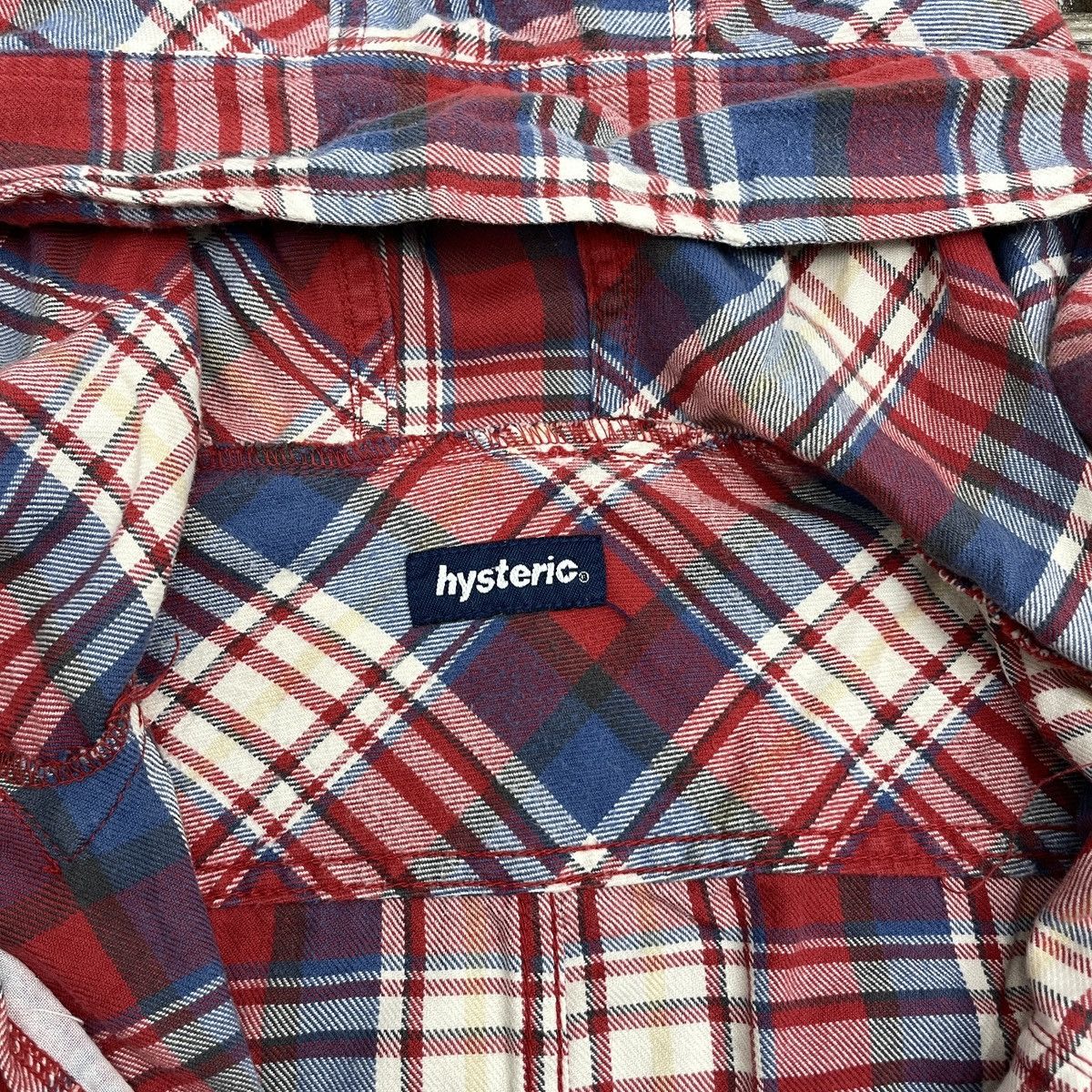 Hysteric Glamour Hysteric Glamour Flannel Underground Hoodie Half Zipper Size M / US 6-8 / IT 42-44 - 6 Thumbnail