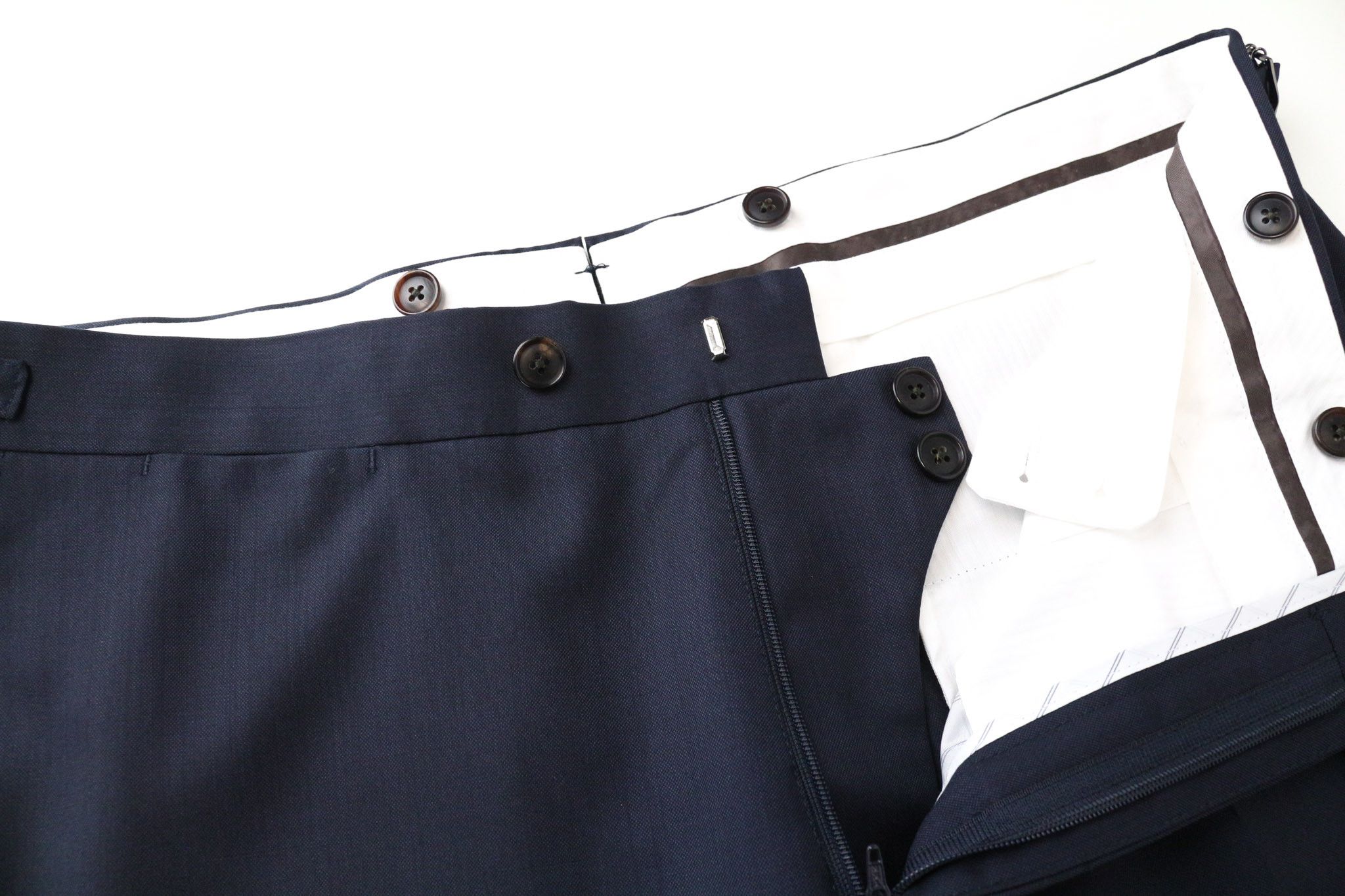 Suitsupply FERRARA UK40R Dark Blue Wool 2 Piece Suit 75378 Size 40R - 12 Thumbnail