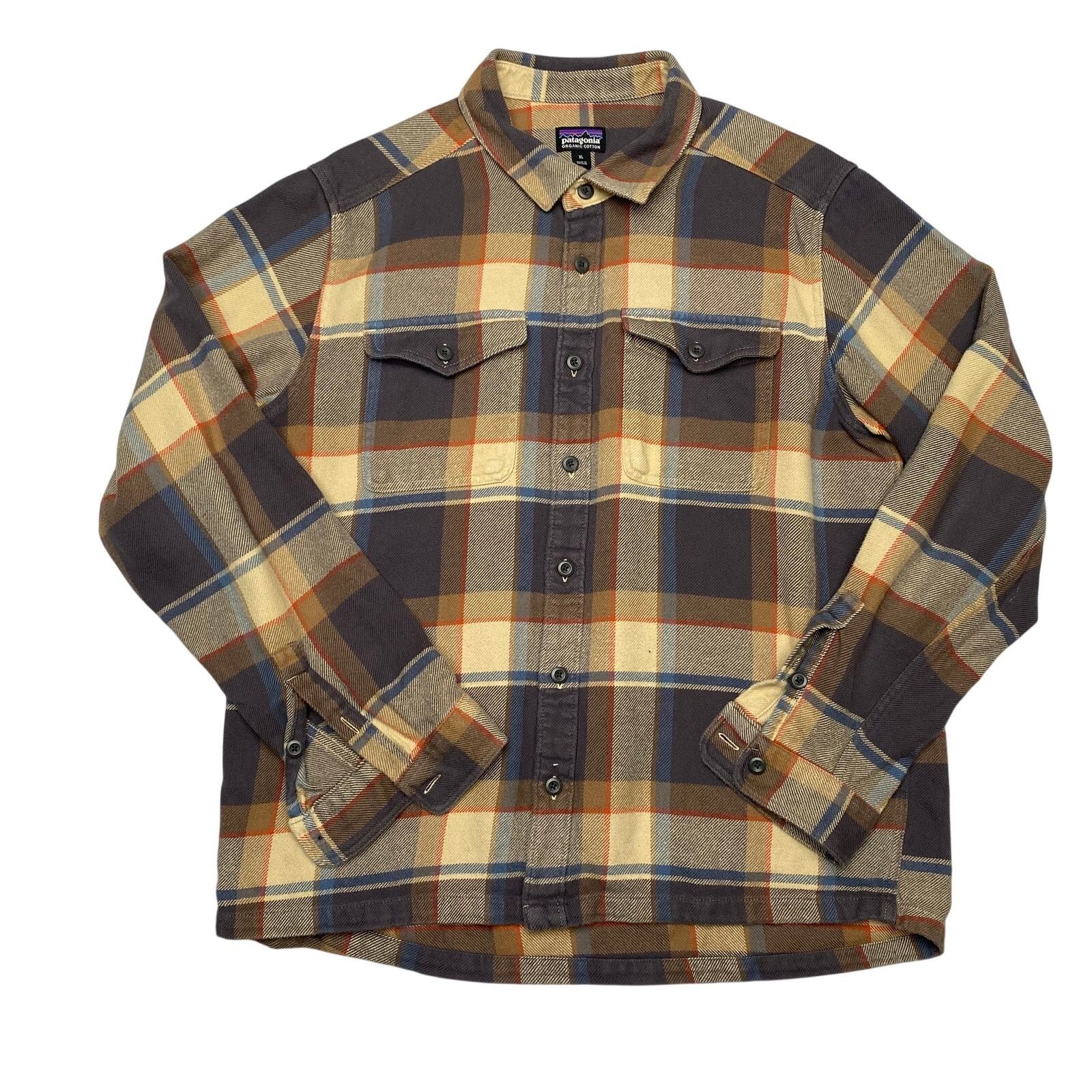 Patagonia Patagonia Long Sleeved Fjord Flannel Button Up Shirt Mens XL Size US XL / EU 56 / 4 - 1 Thumbnail