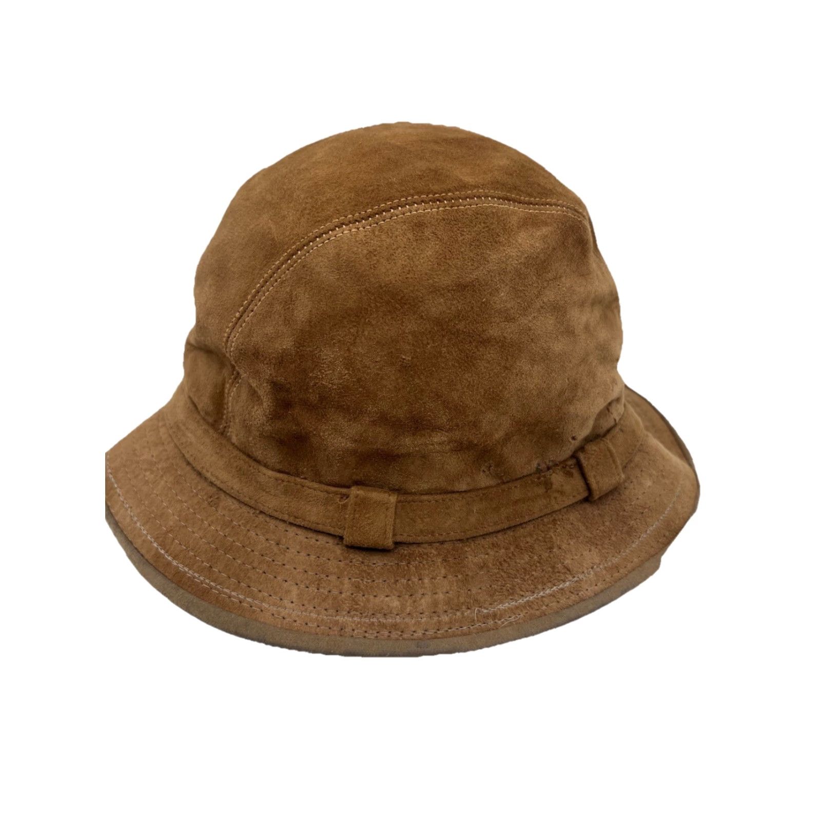 Vintage VINTAGE Country Gentleman Leather Suede Fedora Hat Brown Size 7 Travel Casual Mens Size ONE SIZE - 5 Thumbnail