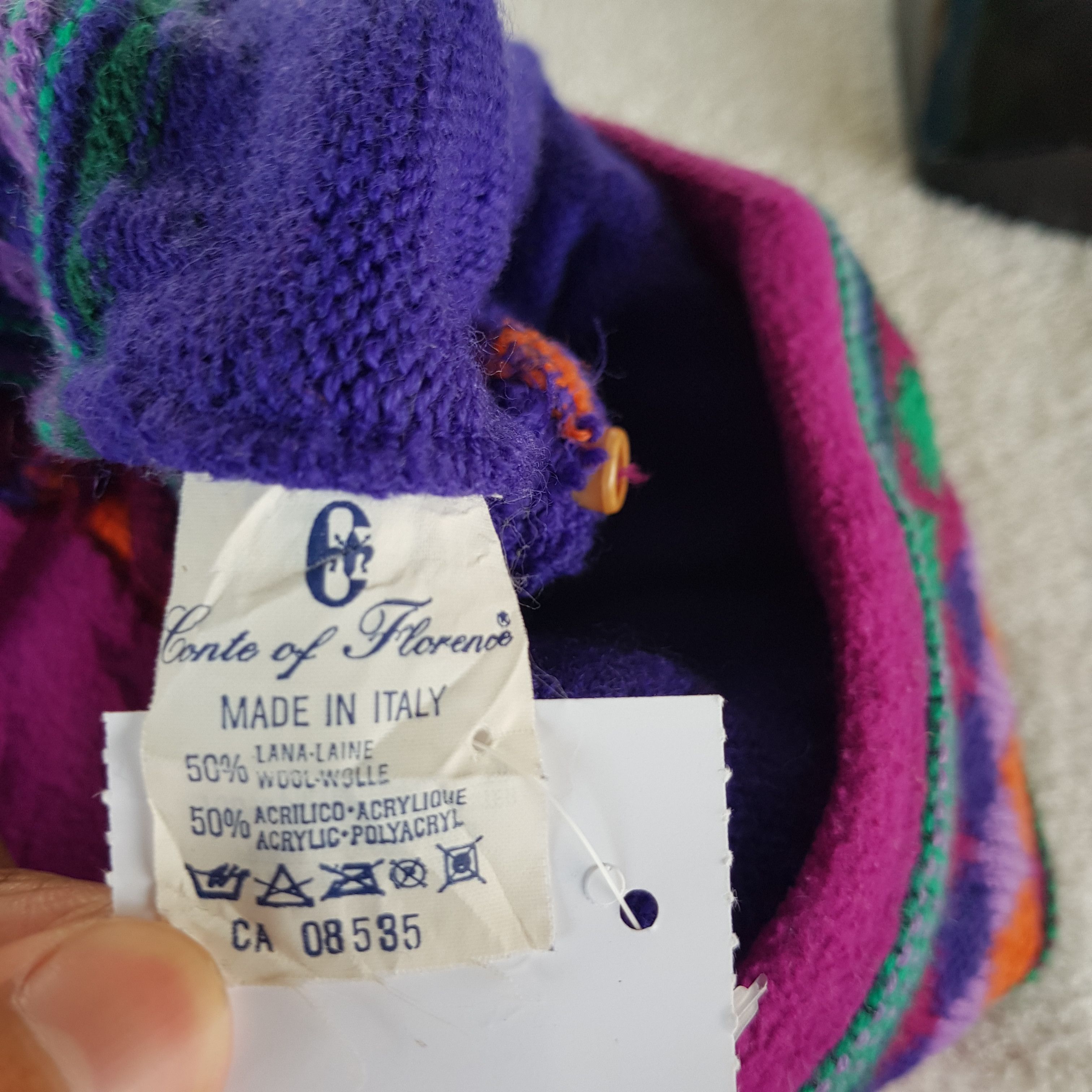 Japanese Brand Vintage Conte of Florence Beanie Ribbed Knit Snow Caps Hats. Size ONE SIZE - 6 Thumbnail