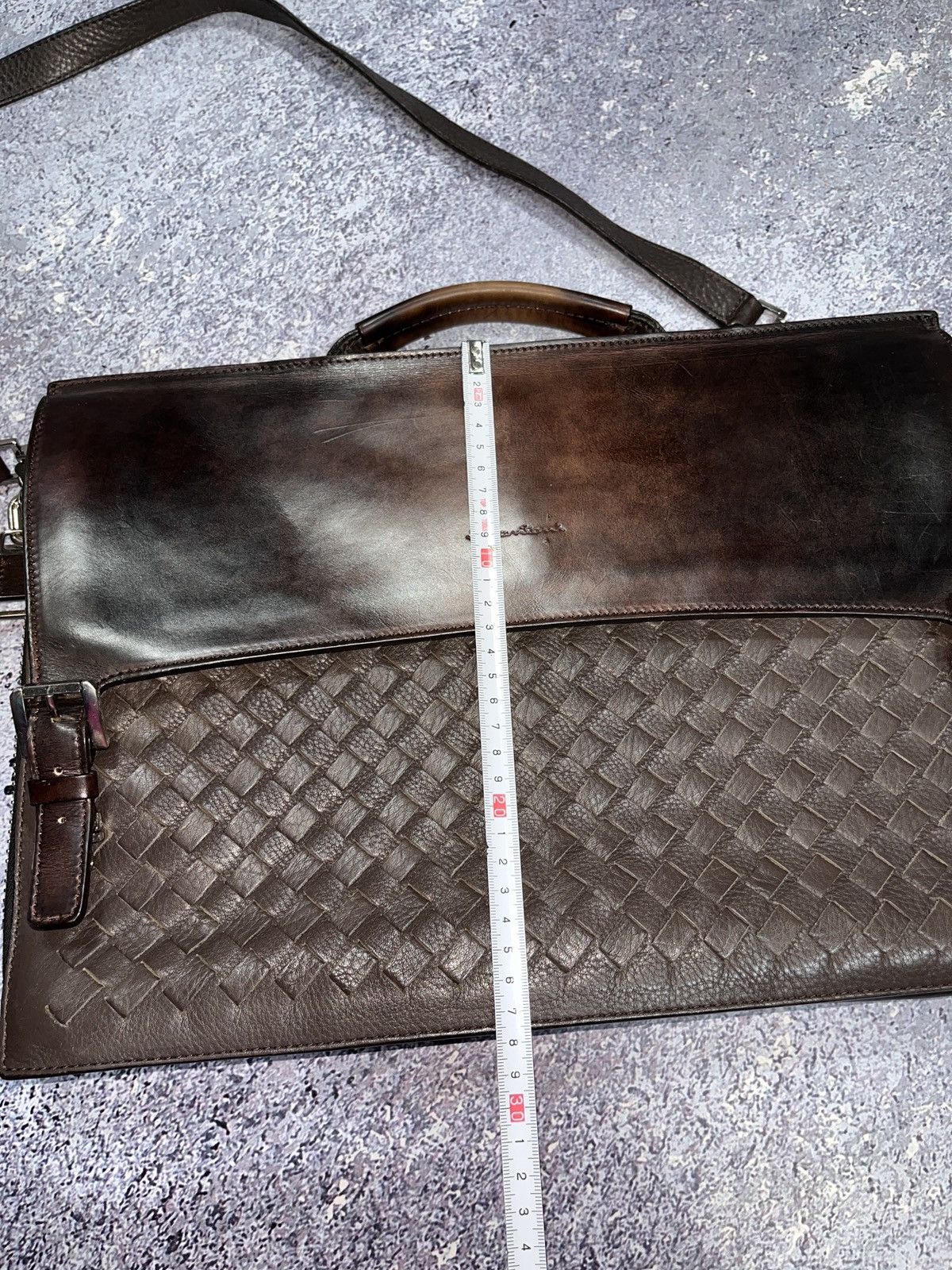 Santoni SANTONI Leather shoulder bag classic Bottega Veneta Style Size ONE SIZE - 23 Thumbnail