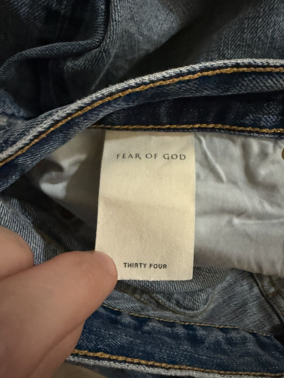 Fear of God Fear Of God 5th Collection Vintage Wash Denim Size 34 Size US 34 / EU 50 - 6 Thumbnail