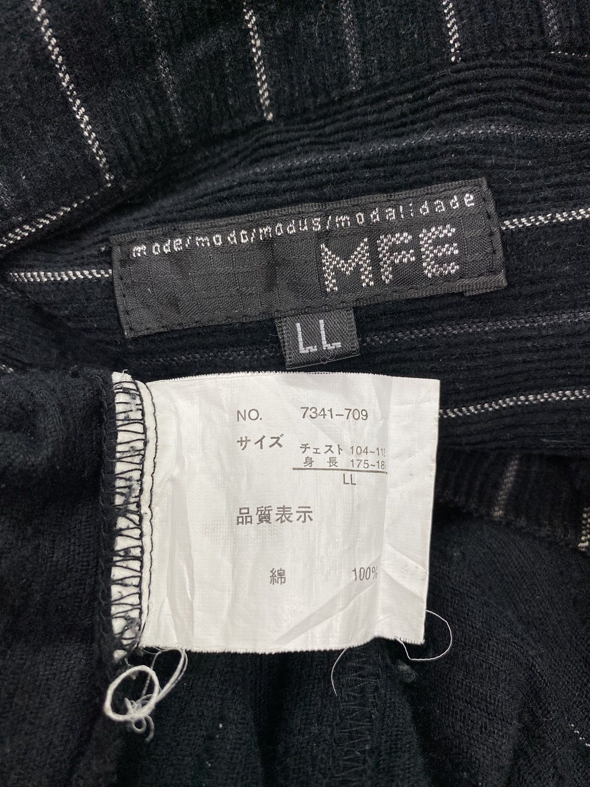 Japanese Brand MFE Stripes Corduroy Jacket Size US M / EU 48-50 / 2 - 8 Thumbnail