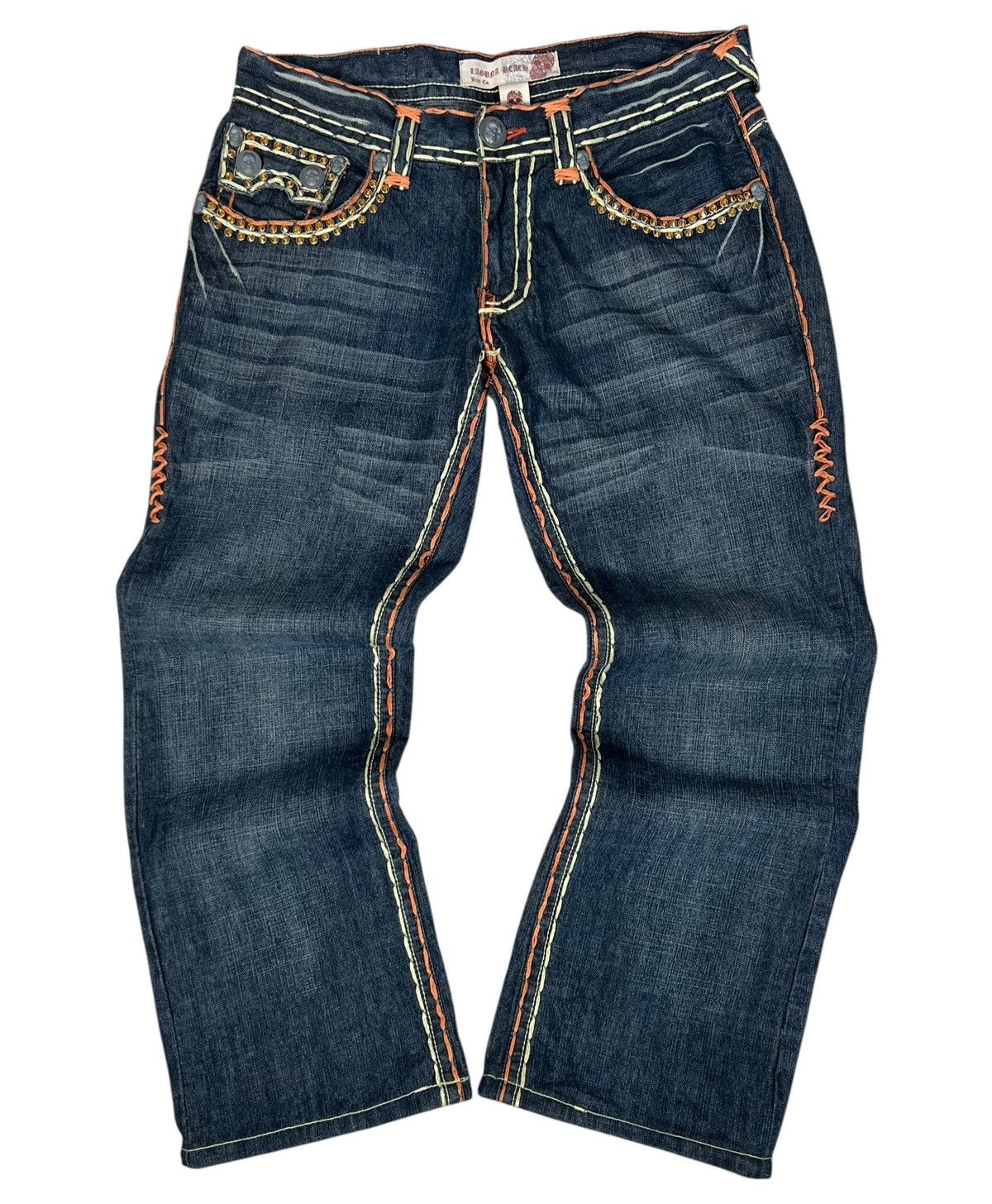 True Religion Vintage LB jean Co Rockstar Jeans Size US 34 / EU 50 - 2 Thumbnail