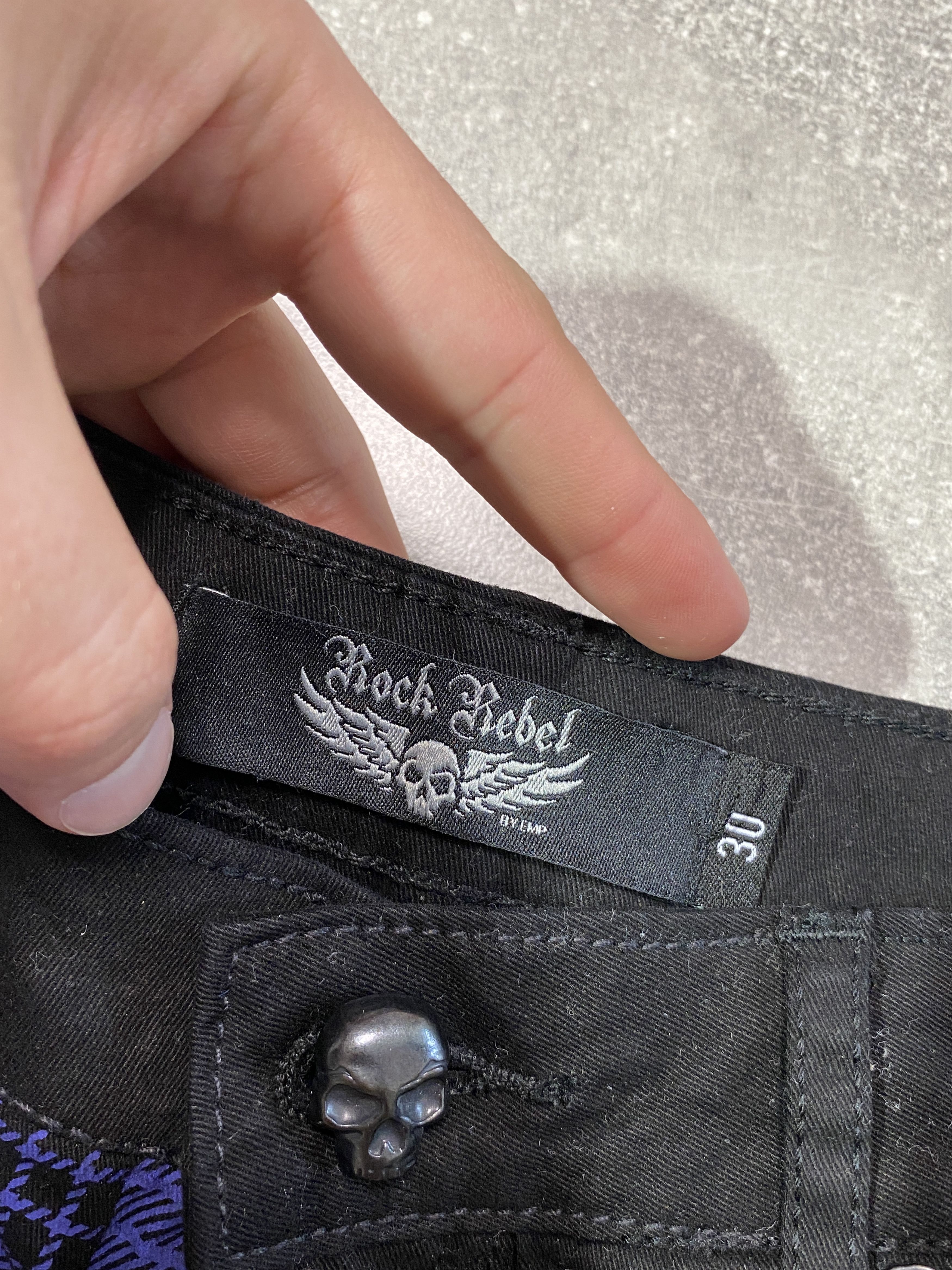 Black Label Vintage Y2K Black Label Gothic Chino Shorts Size US 30 / EU 46 - 7 Thumbnail