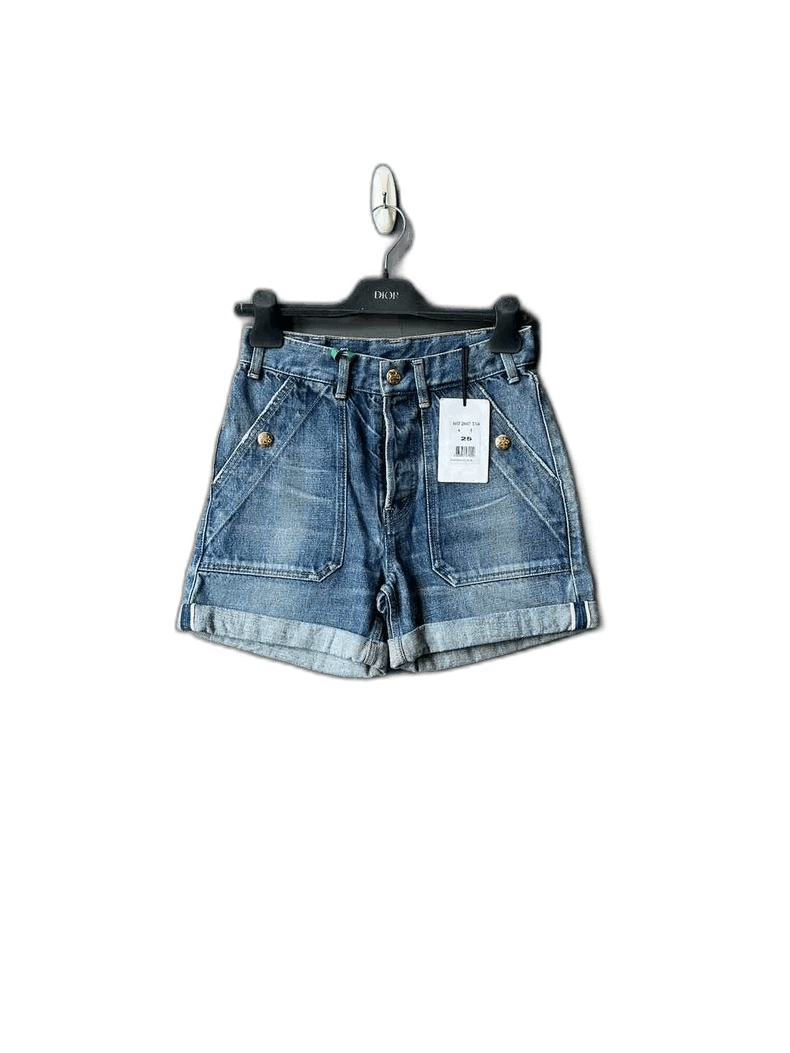 Celine Celine Denim Shorts Size 25 Size 25" / US 0 / IT 36 - 1 Thumbnail