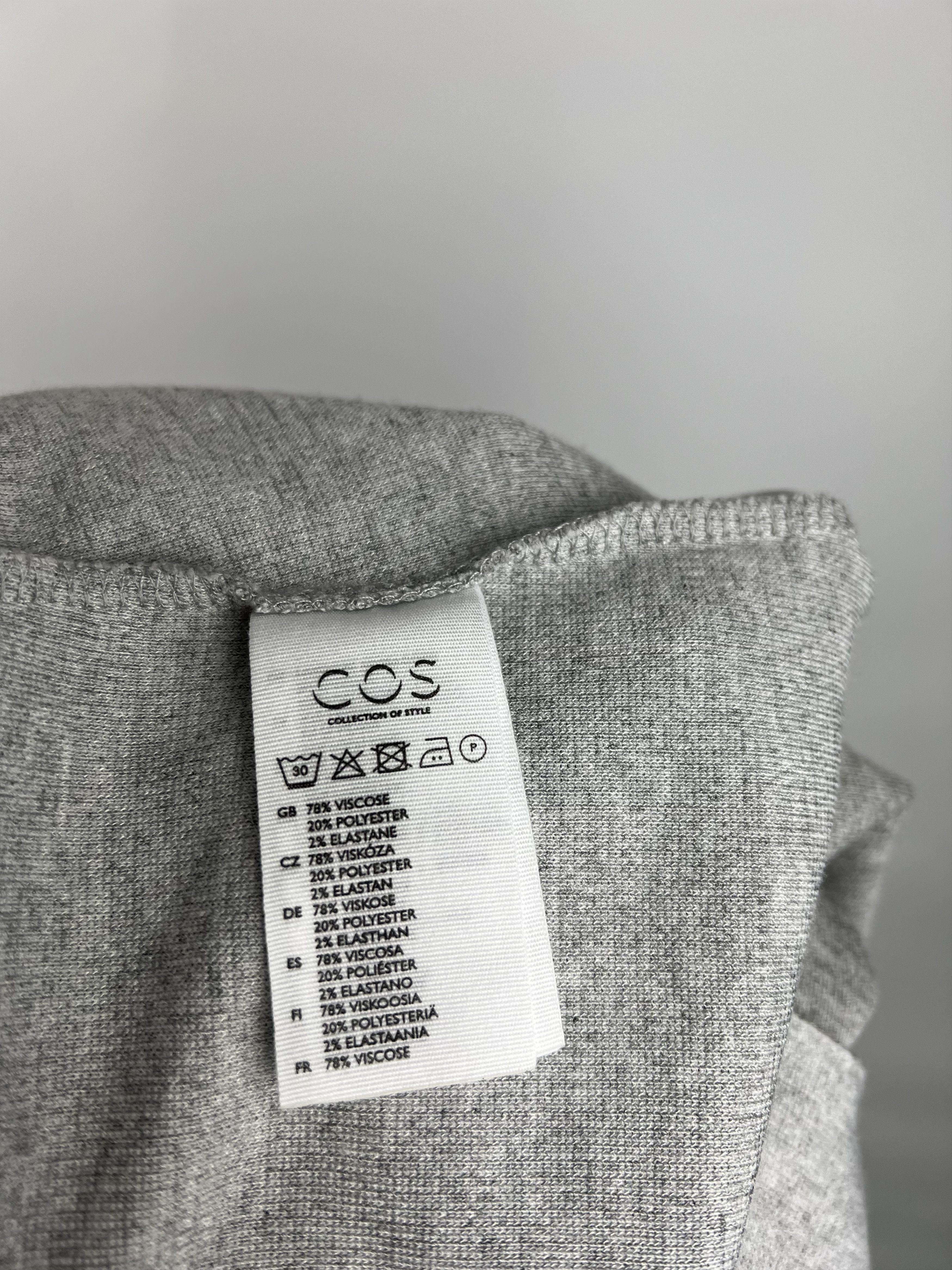 Cos COS Gray Sleeveless Midi Dress Size L Size L / US 10 / IT 46 - 7 Thumbnail
